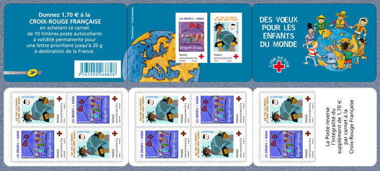 Image du timbre Des voeux pour les enfants du monde