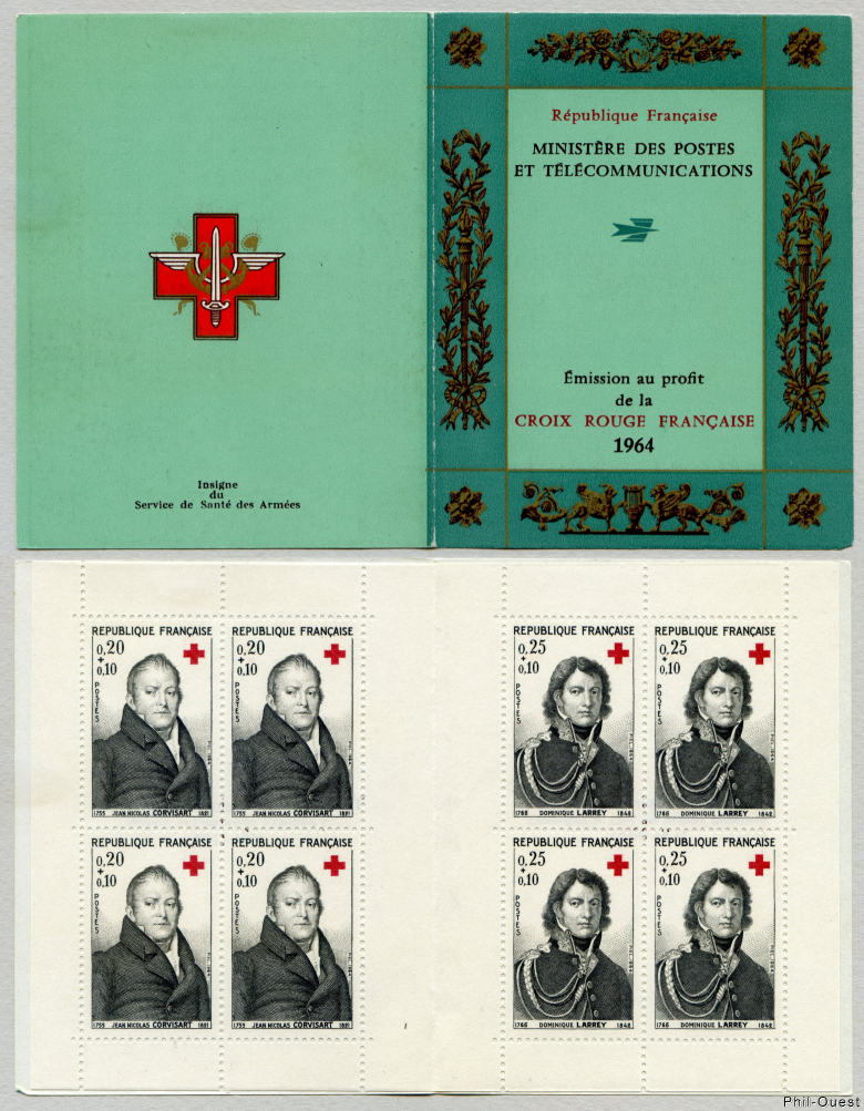 Image du timbre Carnet Jean Nicolas Corvisart  et Dominique Larrey