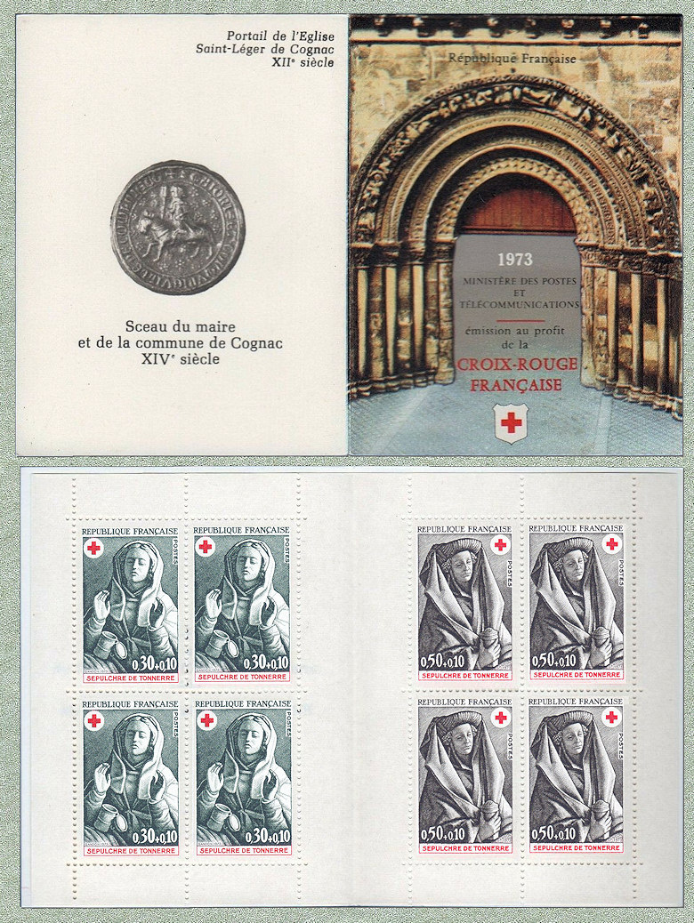 Image du timbre Carnet Croix-Rouge Sépulchre de Tonnerre