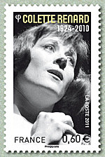 Image du timbre Colette Renard 1924-2010