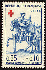 Image du timbre Église Saint-Martin, Oise, XVIème siècle