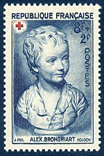 Image du timbre Alexandre Brongniart enfant d´après Houdon