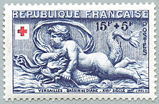Image du timbre Versailles - Bassin de Diane - XVIIème siècle15 F +  5F
