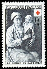 Image du timbre Le Retour du baptême