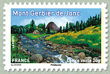 Image du timbre Mont Gerbier de Jonc