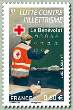 Image du timbre Lutte contre l'illettrisme