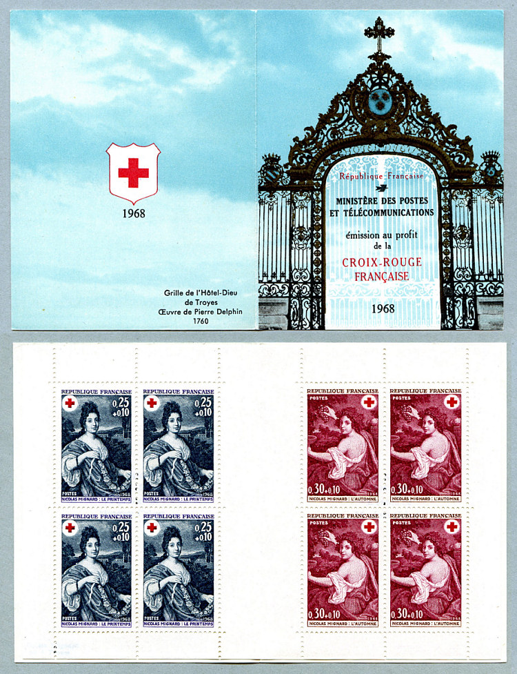 Image du timbre Nicolas Mignard : le printemps et l'automne