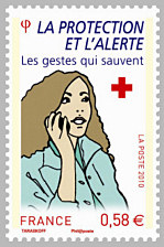 Image du timbre Protection et alerte