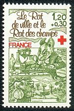 Image du timbre Le Rat de ville et le Rat des champs
