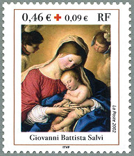 Image du timbre Fêtes de fin d'annéeGiovanni Battista Salvi-«Le sommeil de l'enfant Jésus»