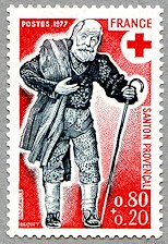 Image du timbre Santon provençal - le chemineau