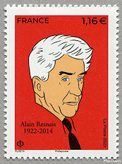 Image du timbre Alain Resnais 1922-2014