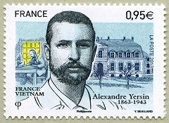Image du timbre Alexandre Yersin 1863 - 1943 -France-Vietnam
