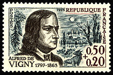Image du timbre Alfred de Vigny 1797-1863