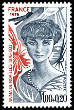 Image du timbre Anna de Noailles 1876-1933