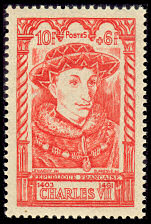 Image du timbre Charles VII 1403-1461
