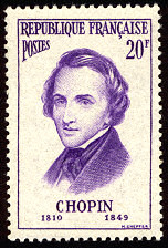Image du timbre Frédéric Chopin 1810-1849