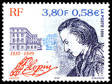 Image du timbre Frédéric Chopin 1810-1849