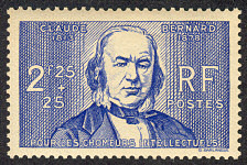 Image du timbre Claude Bernard 1813-1878