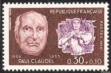 Image du timbre Paul-Louis-Charles Claudel 1868-1955«Jeanne au Bûcher»