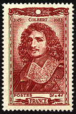 Image du timbre Colbert 1619-1683
