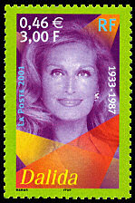 Image du timbre Dalida 1933-1987