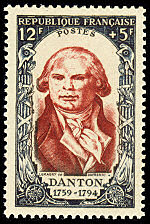 Image du timbre Danton 1759-1794