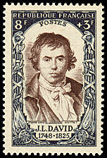 Image du timbre Jacques-Louis David 1748-1825