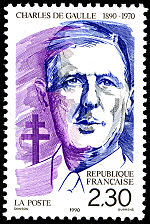 Image du timbre Charles de Gaulle 1890-1970