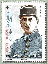 Image du timbre Capitaine Charles de Gaulle