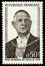Image du timbre 1880 Général de Gaulle 1970