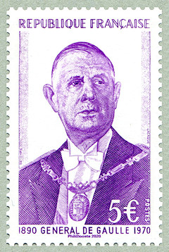 Image du timbre Général de Gaulle 1890 - 1970