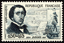 Image du timbre Degas 1834-1917