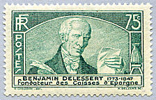 Image du timbre Benjamin Delessert (1773-1847)Fondateur des Caisses d'Epargne