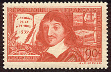 Image du timbre René DescartesDiscours de la Méthode