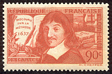 Image du timbre René Descartes-Discours sur la Méthode