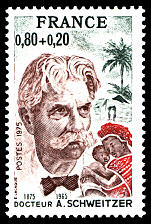 Image du timbre Docteur Albert Schweitzer 1875-1965