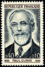Image du timbre Paul Dukas 1865-1935