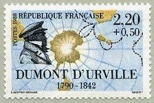 Image du timbre Jules Dumont d´Urville 1790-1842