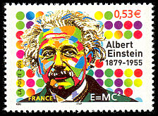 Image du timbre Albert Einstein 1879 - 1955E=mc²