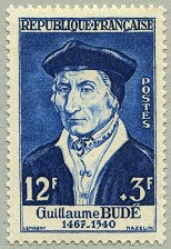 Image du timbre Guillaume Budé 1467-1540
