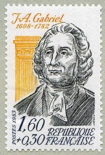 Image du timbre Jacques Ange Gabriel 1698-1782
