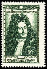 Image du timbre Hardouin Mansart 1646-1708