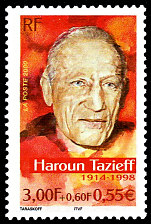 Image du timbre Haroun Tazieff  1914-1998