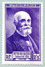 Image du timbre Henri BecquerelRadioactivité 1896