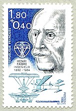 Image du timbre Henri Fabre-Ingenieur 1882-1984