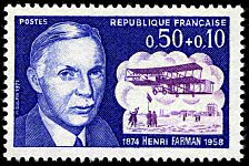 Image du timbre Henri Farman  1872-1958