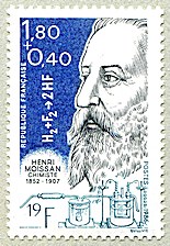 Image du timbre Henri Moissan-Chimiste 1852-1907