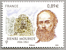 Image du timbre Henri Mouhot 1826-1861