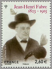 Image du timbre Jean-Henri Fabre 1823-1915